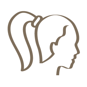 Haare zusammenbinden